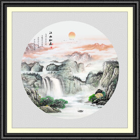 新中式山水画