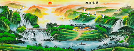 国画山水画