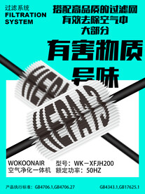 HEPA13空气滤网翻页海报