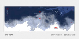 泼墨水墨画