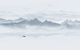 水墨山水画