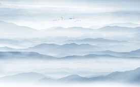 新中式别墅背景墙