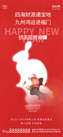 春节年俗海报