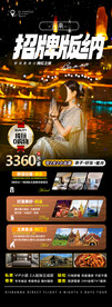 云南旅游西双版纳旅游长图海报