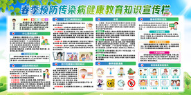 春季预防传染病宣传栏