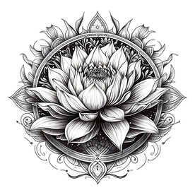 莲花图案