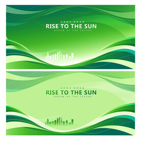 绿色背景