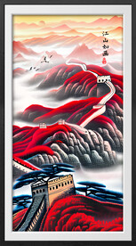 玄关山水画
