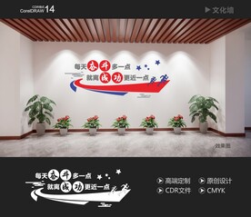 励志文化墙 