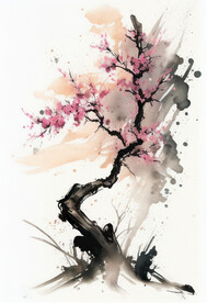 红梅花开