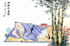 人物水墨画
