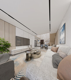 别墅客厅效果图