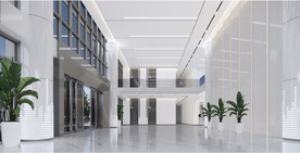 办公楼大堂效果图