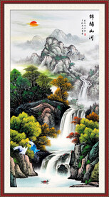 玄关山水