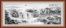 水墨山水画