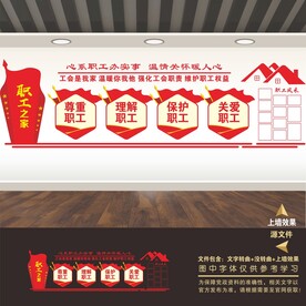 工会职工之家文化墙