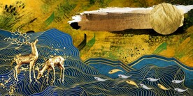 抽象油画