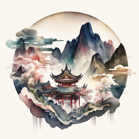 仙山庙宇