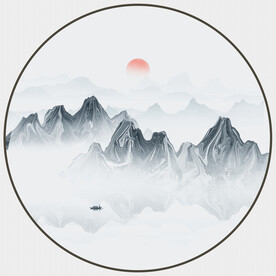 新中式山水画