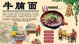 牛腩面工装墙