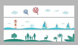 海剪影