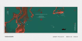 泼墨水墨画