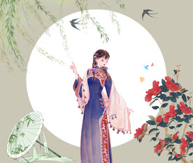 古风唯美插画