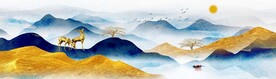 床头山水装饰画
