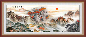 五岳独尊泰山日出