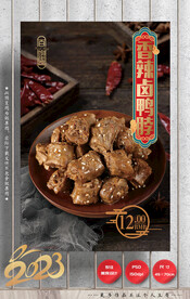 鸭脖 卤味