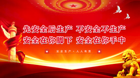 安全生产月 