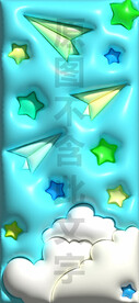 卡通3D膨胀风手机壳