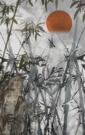 抽象竹子