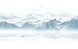 水墨山水画