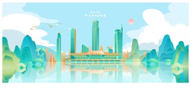 插画+图案