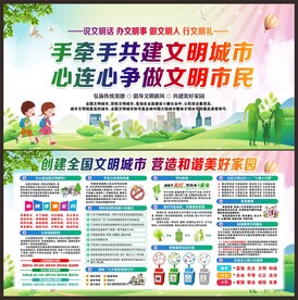 文明城市宣传栏