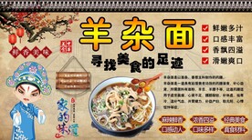 羊杂面背景墙