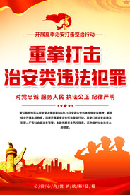 公安宣传海报