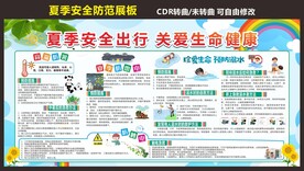 夏季安全宣传栏
