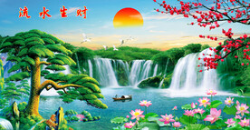 大厅山水画