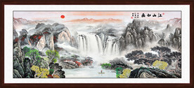 江山如画山水风景图