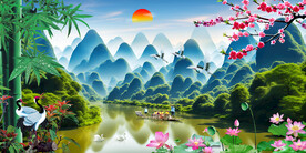 桂林山水画