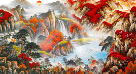国画山水