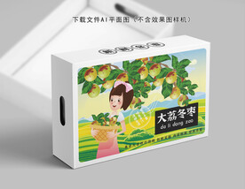脆冬枣包装