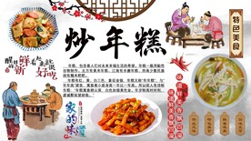 炒年糕背景墙