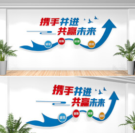 企业标语文化墙