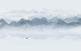 水墨山水画