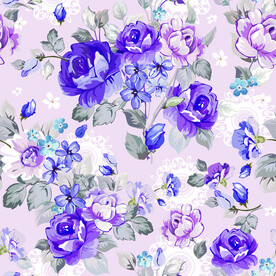 紫色花朵