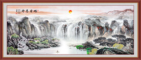 客厅山水画