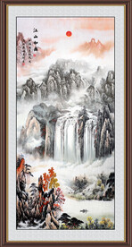玄关山水画